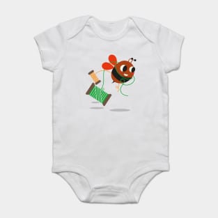 Little sewing bee Baby Bodysuit